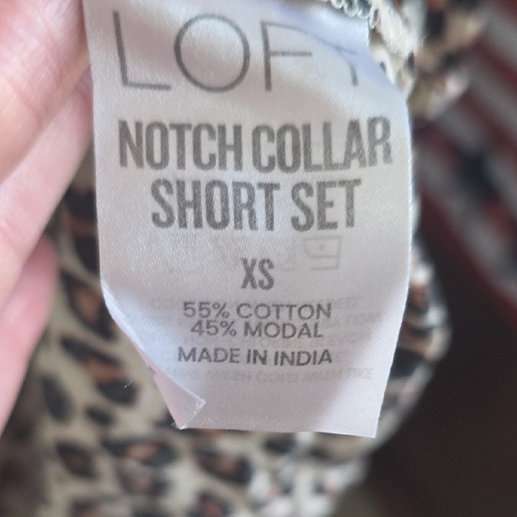 LOFT Leopard Print Pajama Set - Picture 4 of 5